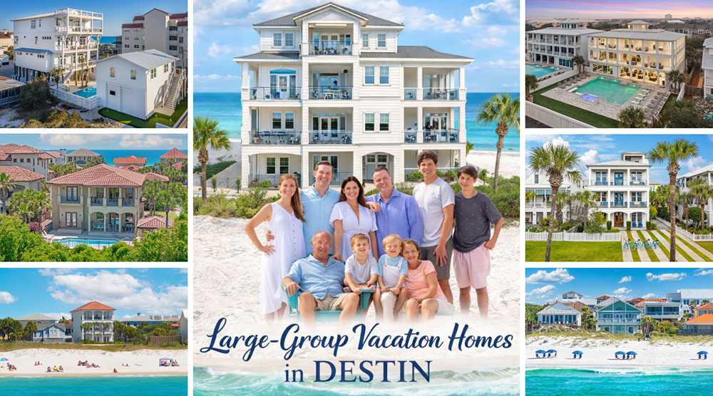 12 Multi-Family Vacation Homes in Destin