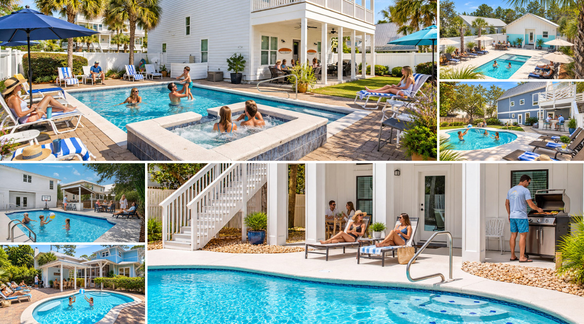 30A Vacation Homes with Private Pools for Fall Break