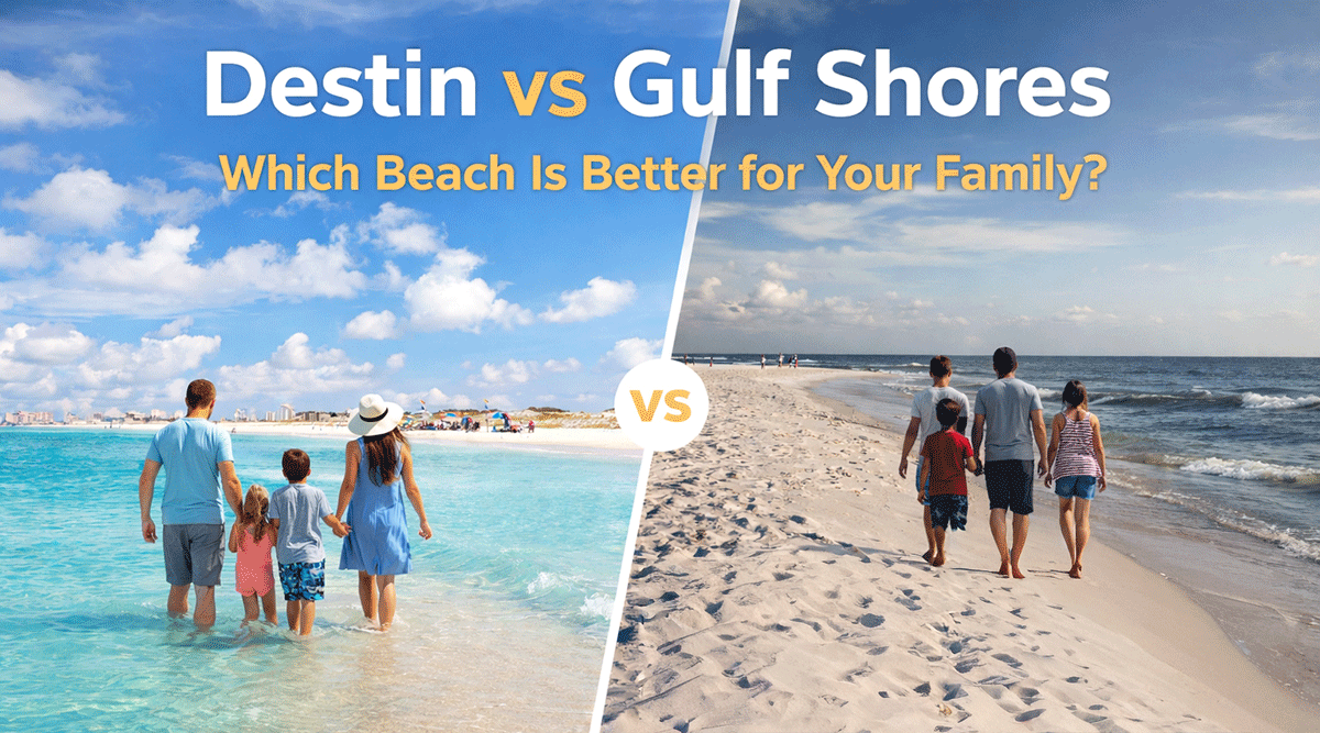 Destin vs Gulf Shores: Which Beach Is Better for Your Family?