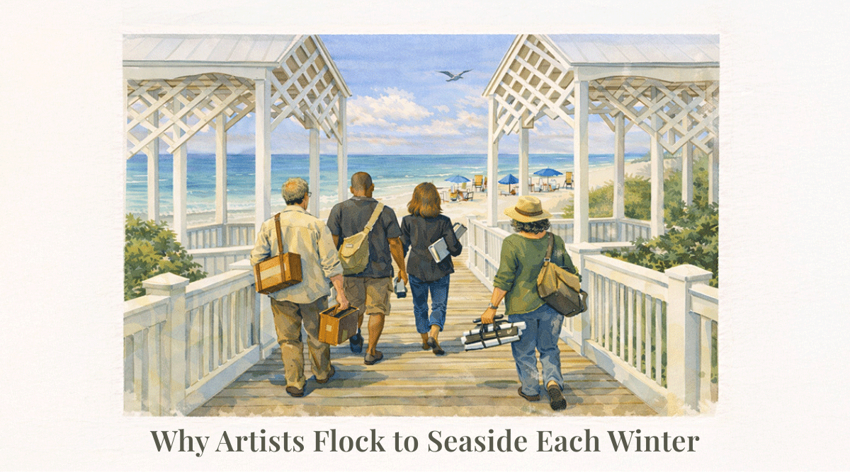 Why Artists Flock to Seaside Each Winter (Escape to Create)