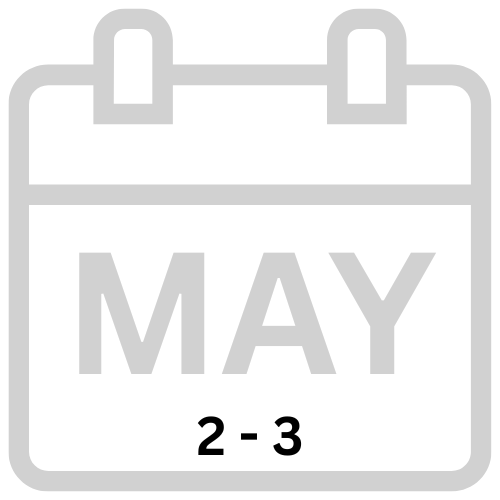 May 2 - 3