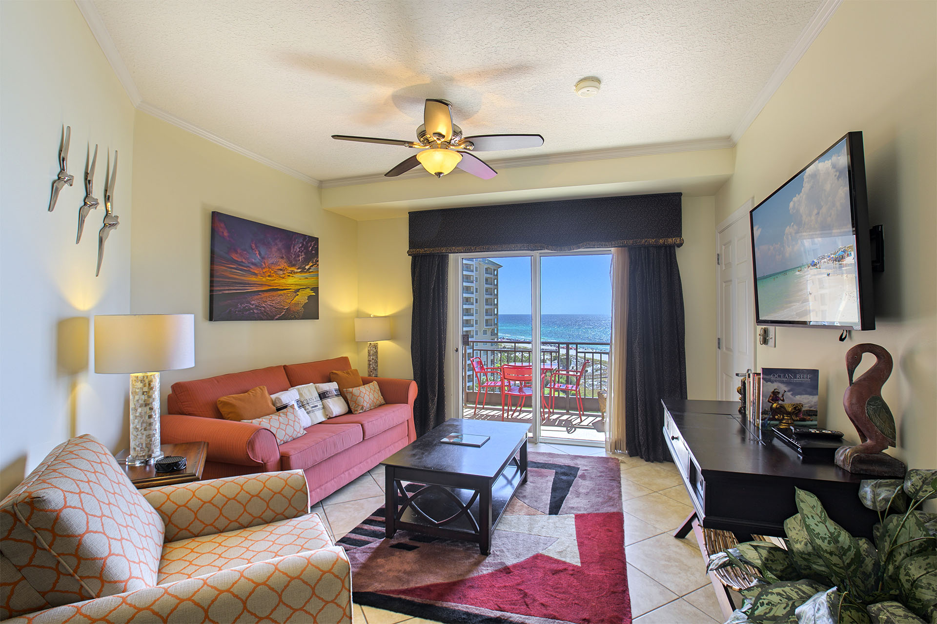 Beachfront Sandestin Condos Westwinds 4766 Living Room Beachfront Sandestin Condos Westwinds 4766 Living Room