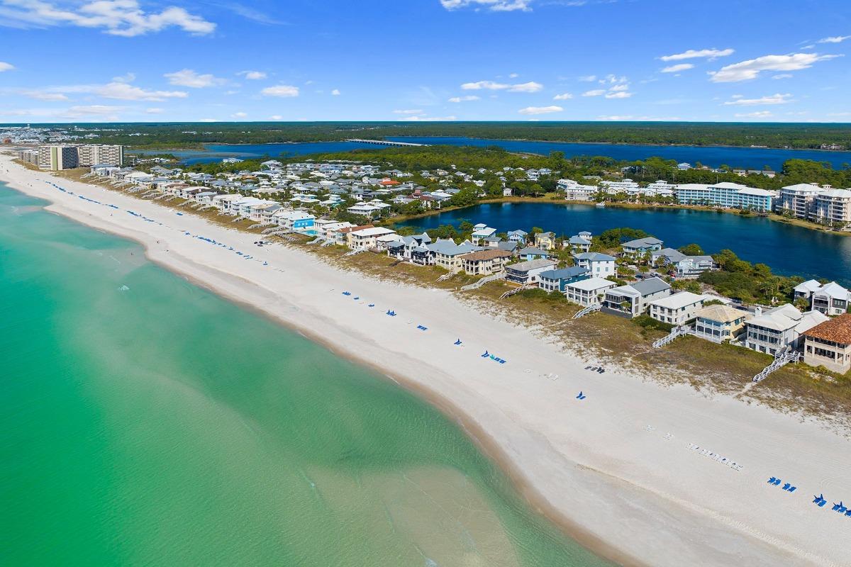 Pier Village in Long Branch as seen by a drone