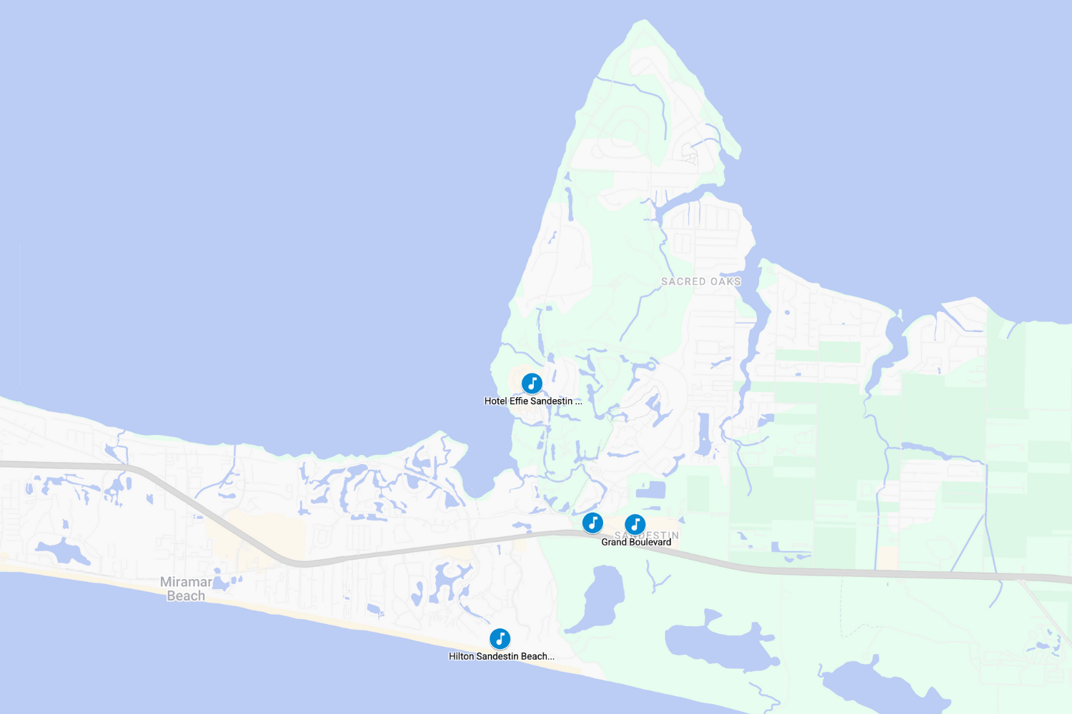 Sandestin Venues 30A Songwriters Festival