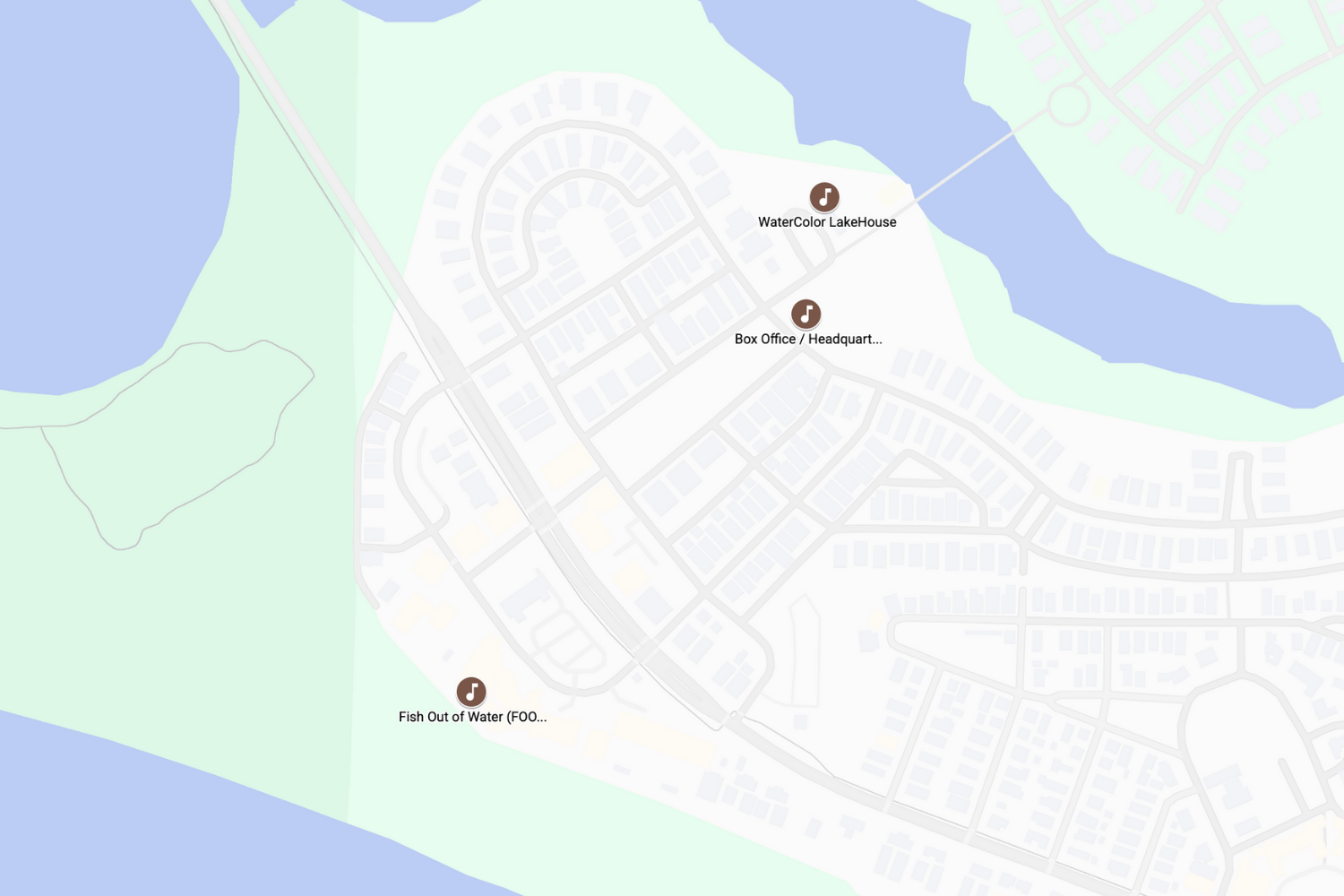 Watercolor 30A Songwriter Festival Venues