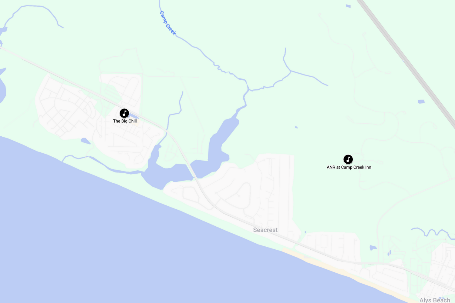 Watersound 30A Songwriter Festival Venues