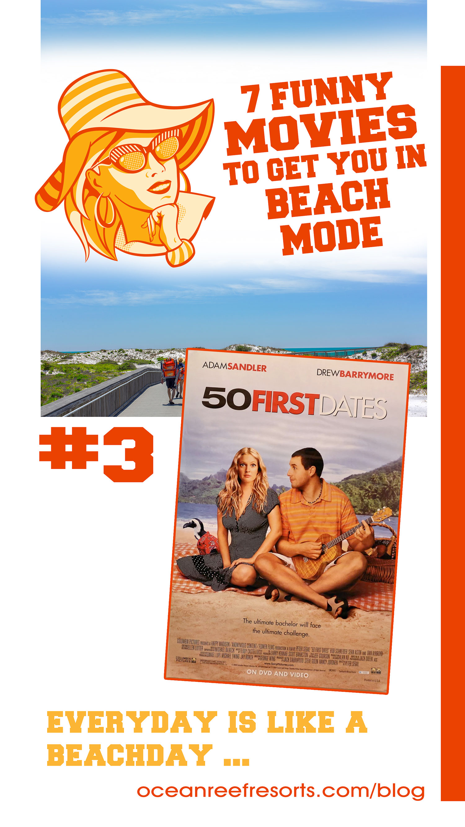50 First Dates Funny Beach Movie