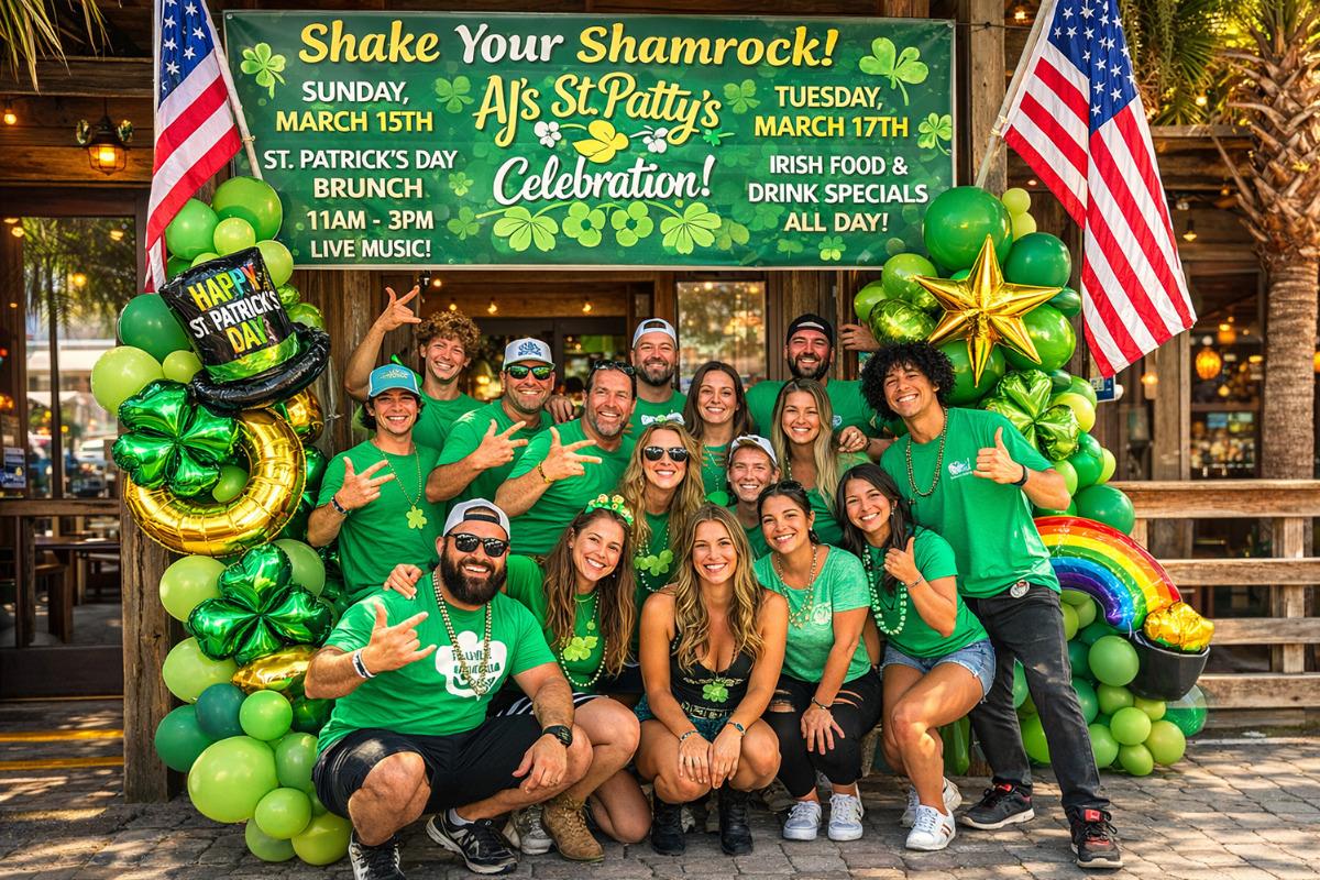 St. Patrick’s Day Party at AJ’s Grayton Beach