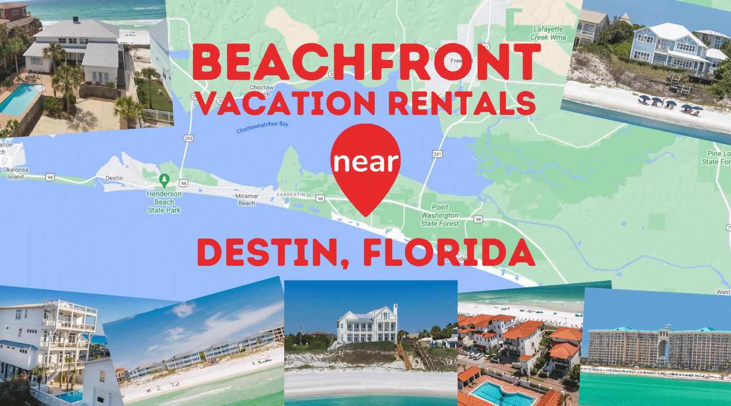  10 Beachfront Vacation Rentals near Destin