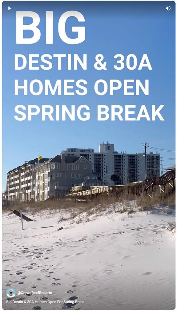 10 Big Destin & 30A Homes Open For Spring Break