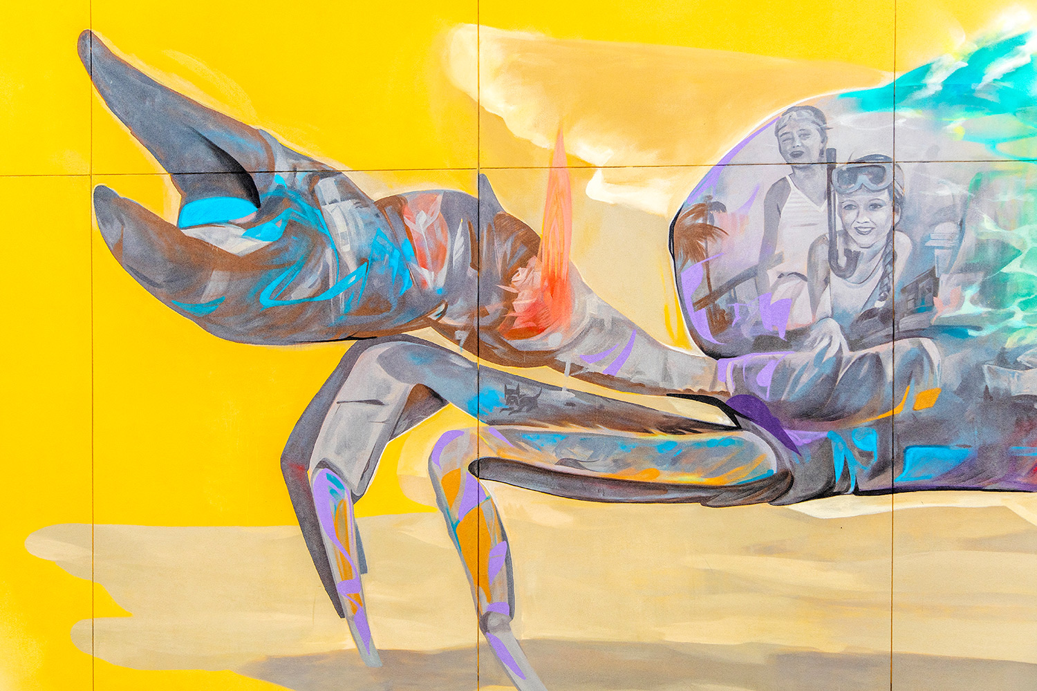 Blue Crab Desitn Commons Mural
