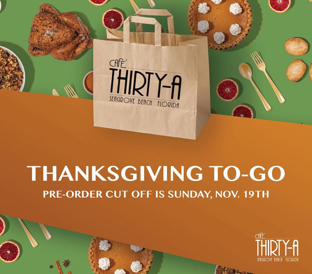 Cafe Thirty-A Thanksgiving