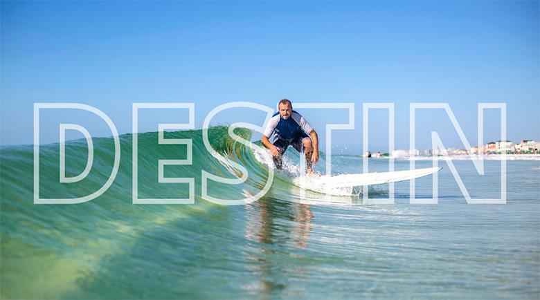 Surfising in Destin