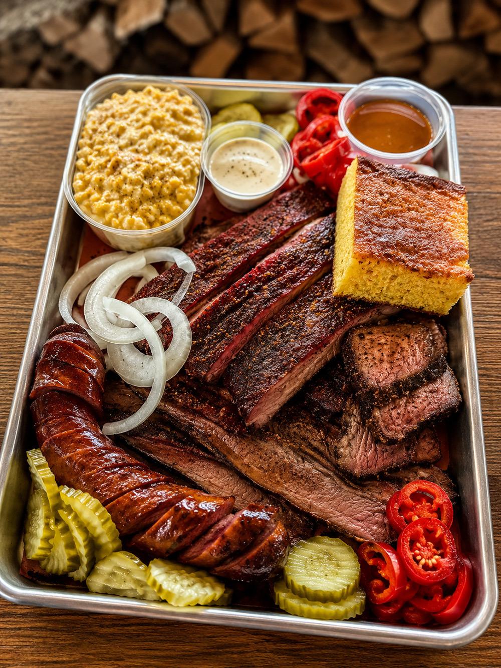 Evie Mae's BBQ Meat Platter