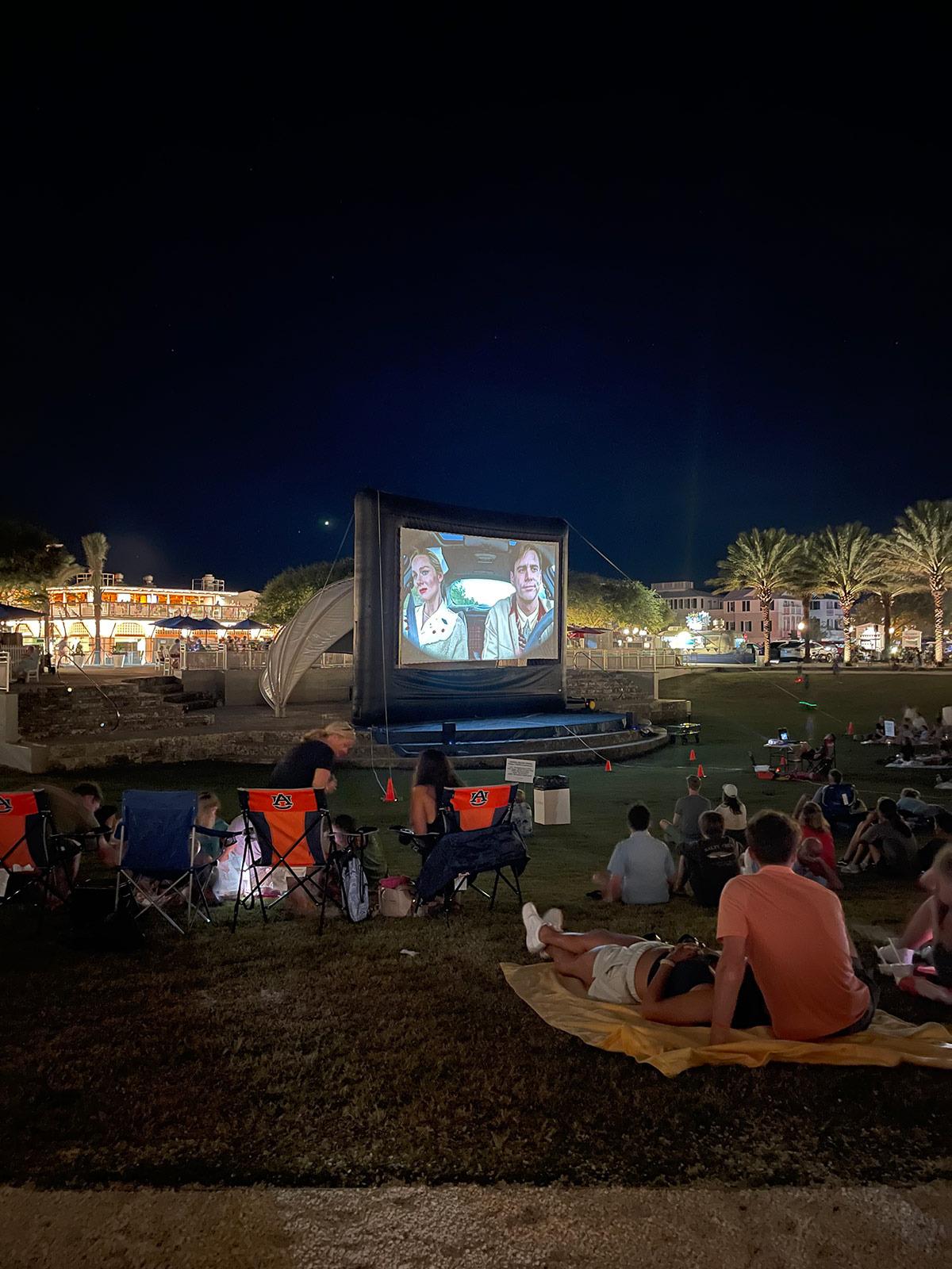 Watching the Truman Show in Seaside