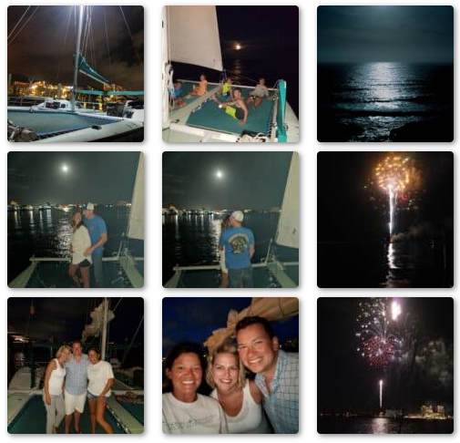 Fireworks & Moonlight Sailing Destin