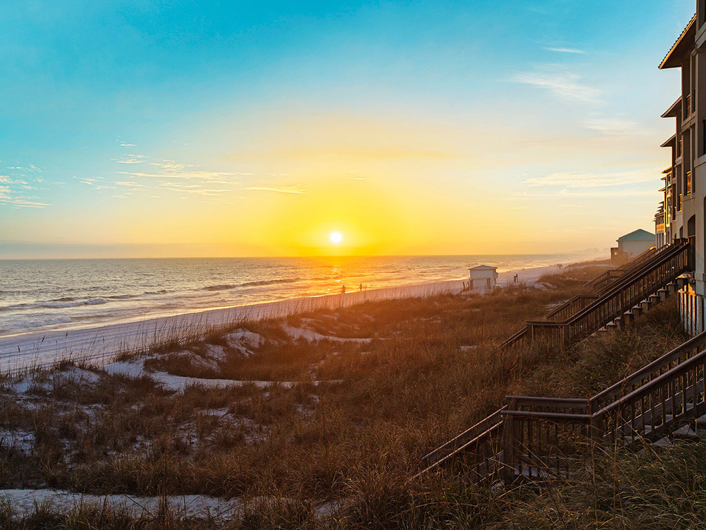 Frangista Beach Sunset