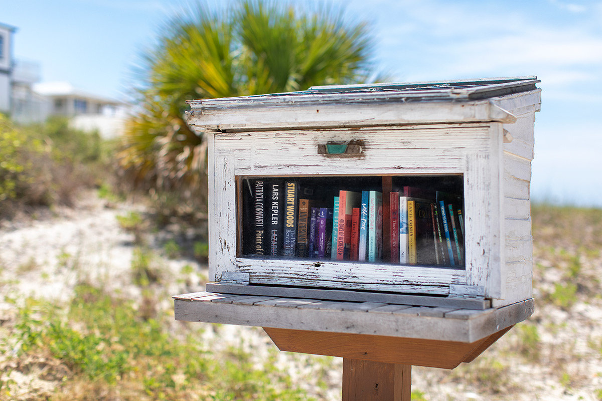 Free Library by Beach