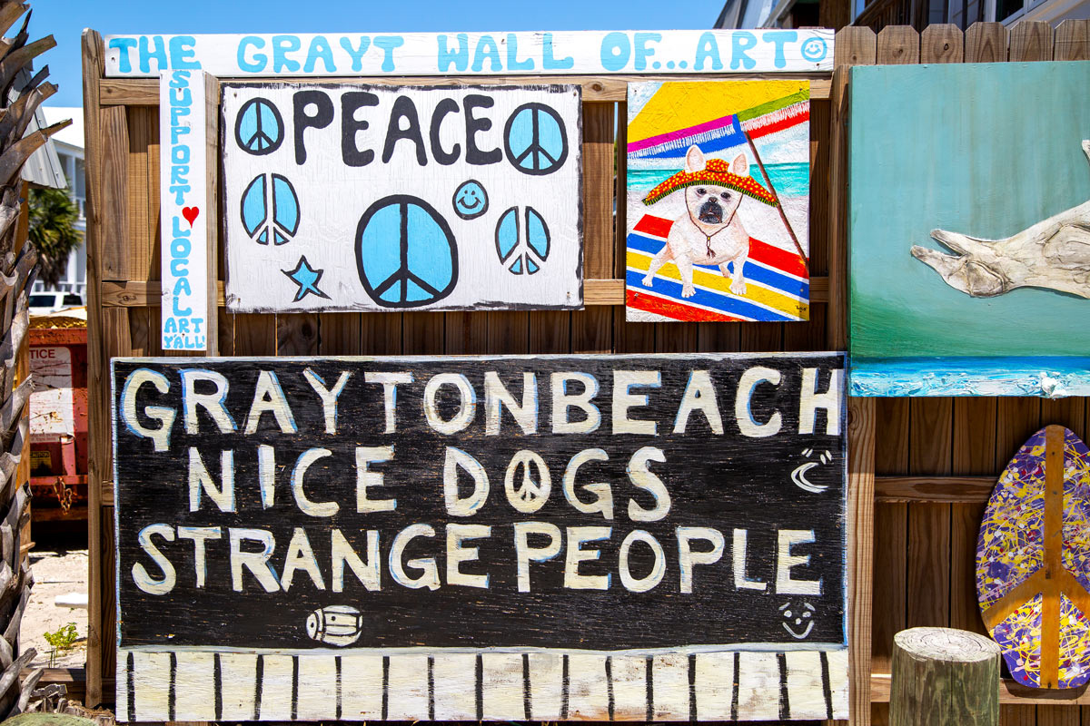 Grayton Beach Nice Dogs Strange People