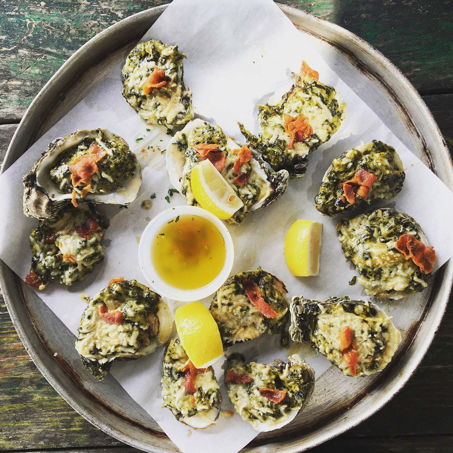 Oyster Rockefeller Kenny D's Destin