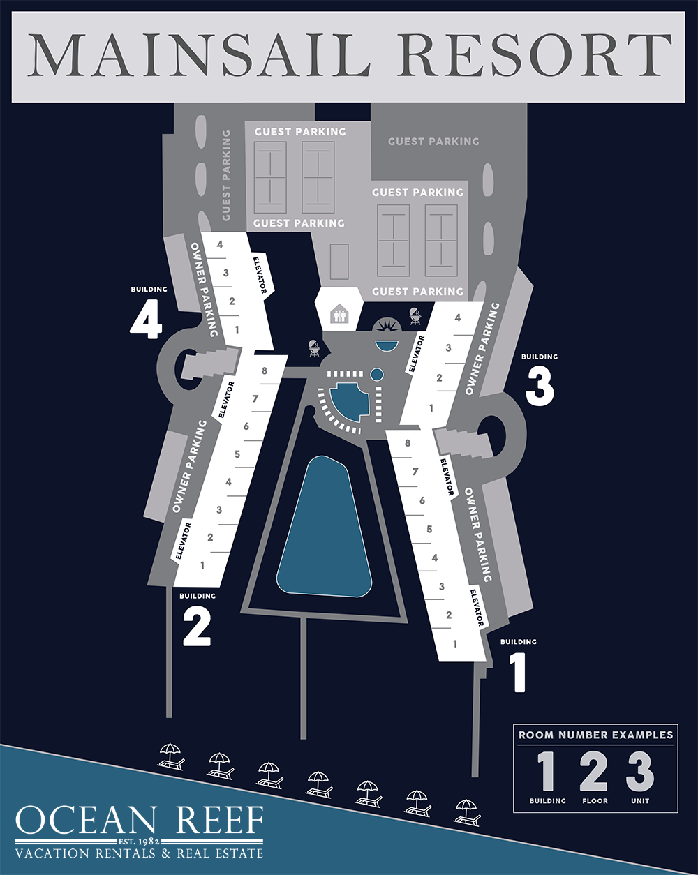 Mainsail Resort Map & Layout