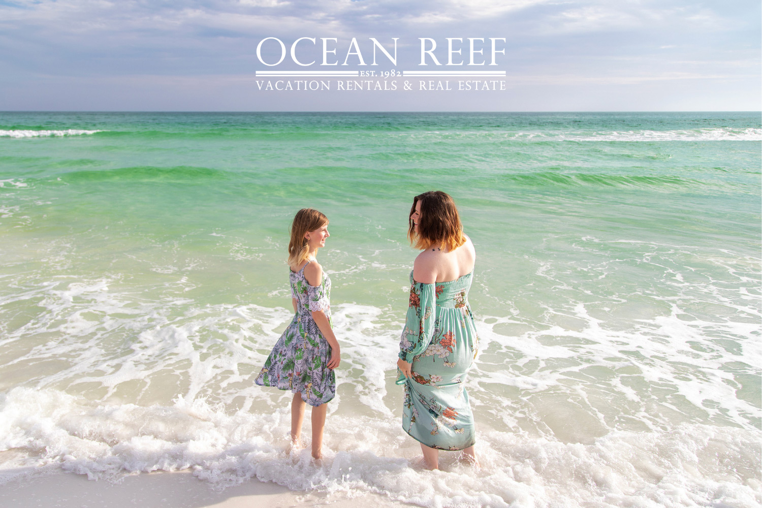 Mother & Daughter on 30A Beach