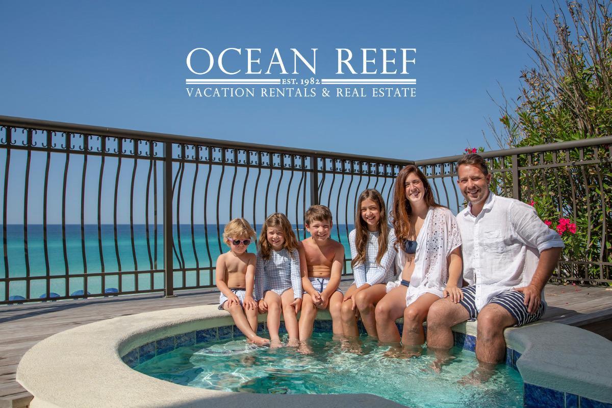Ocean Reef Guests in Pool