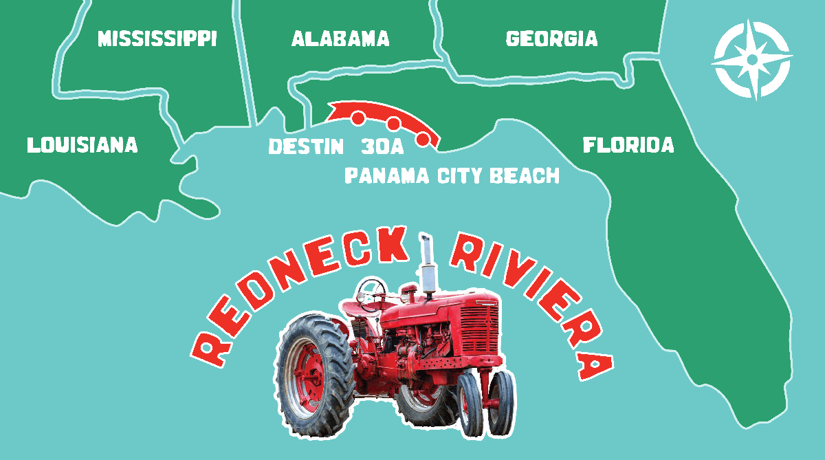 Redneck Riviera Map