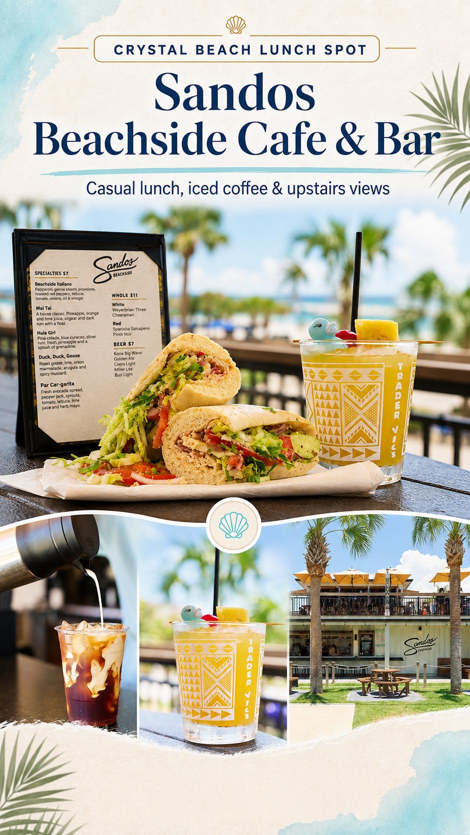 Sandos Beachside Cafe & Bar Lunch