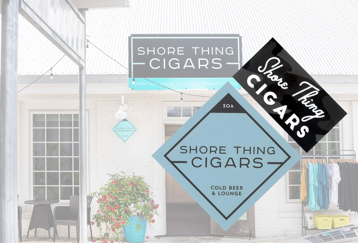 Shore Thing Cigars 30A Stickers