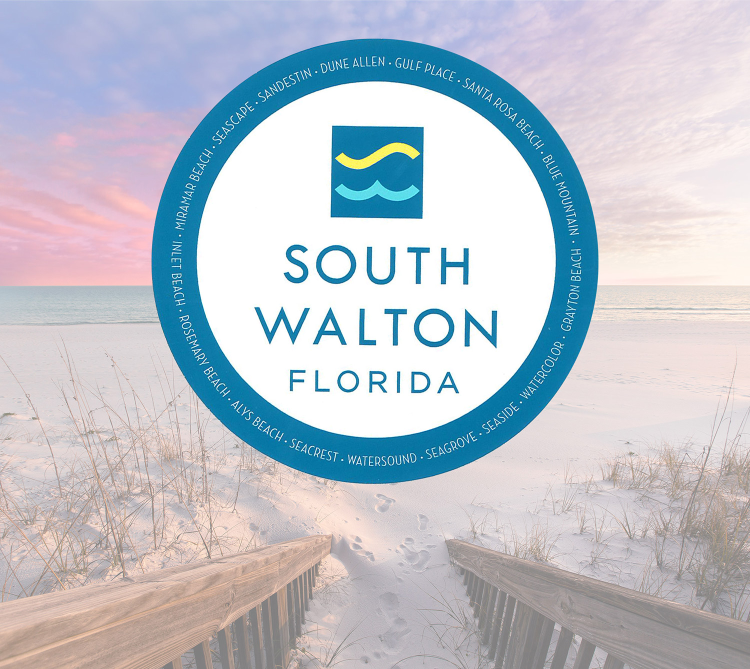 South Walton Beaches Sticker