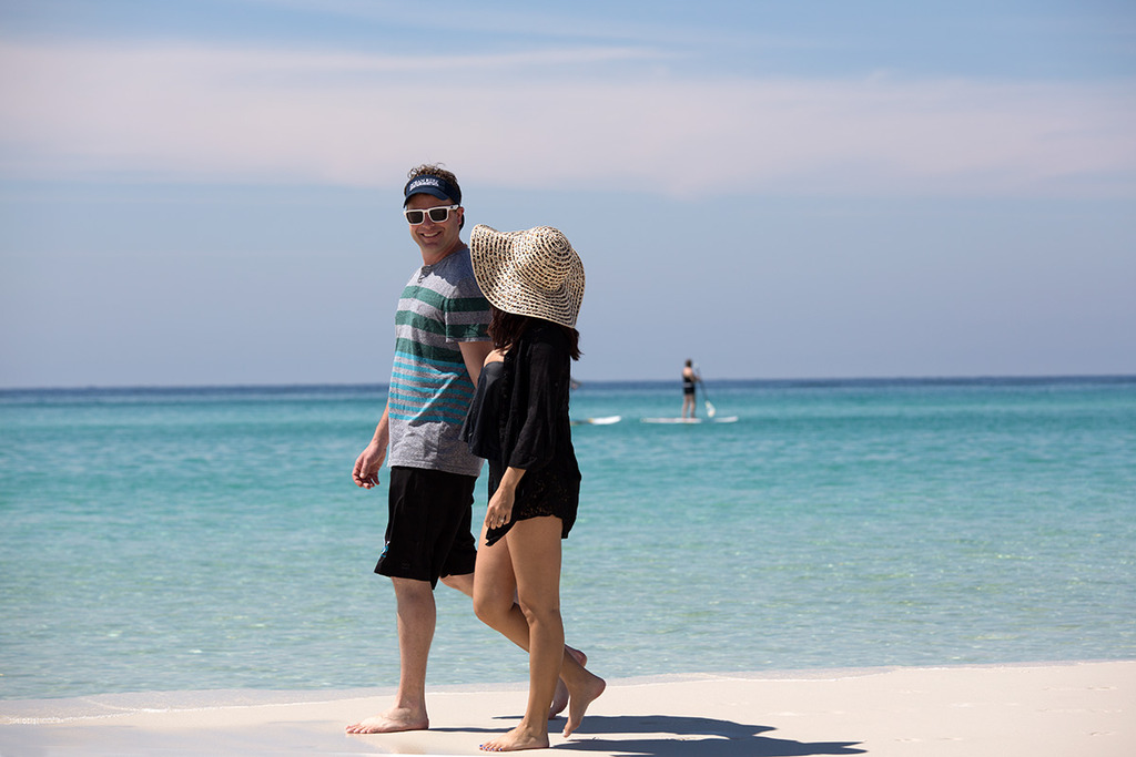 Walking Frangista Beach