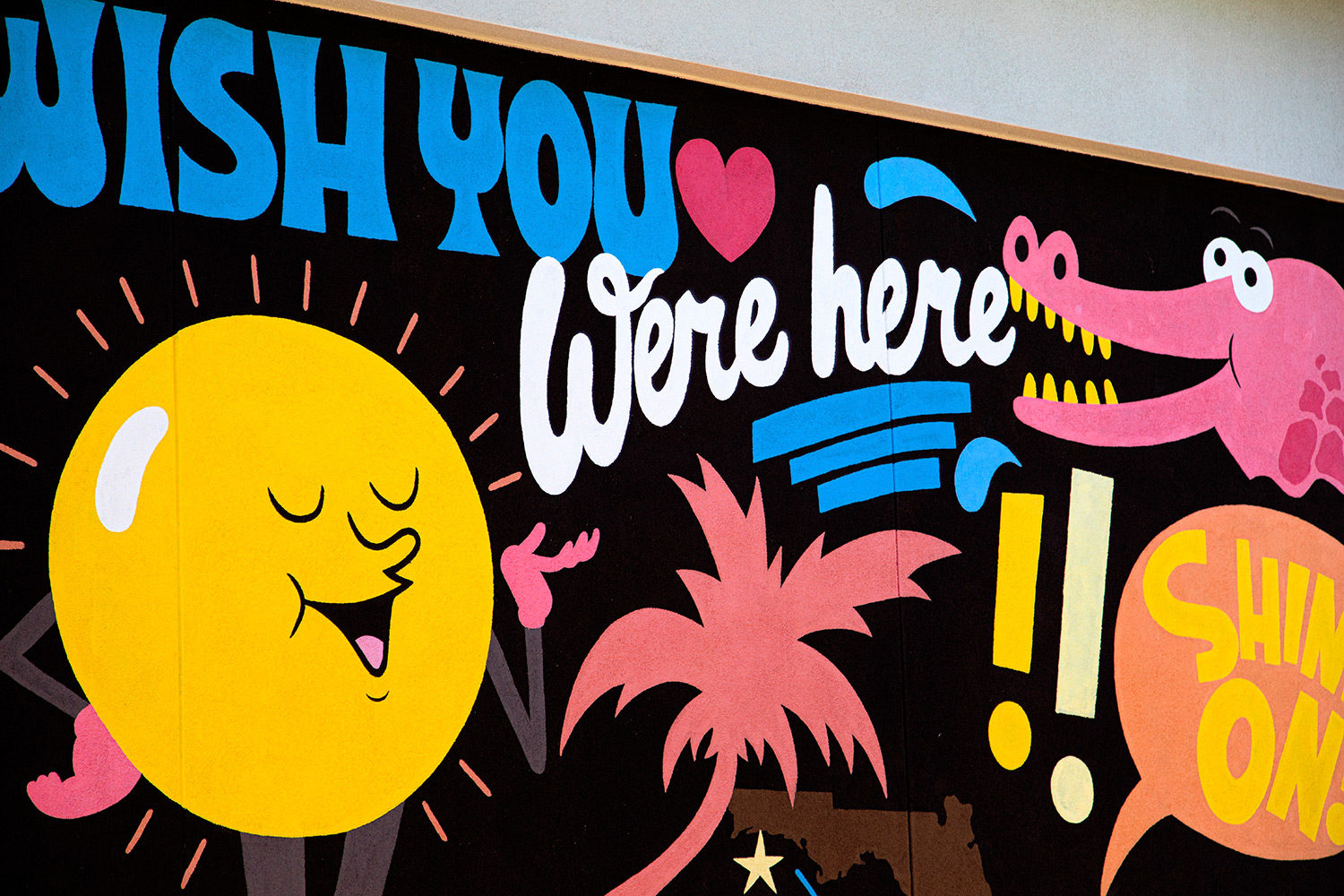 Wish You Were Here Destin Commons Mural